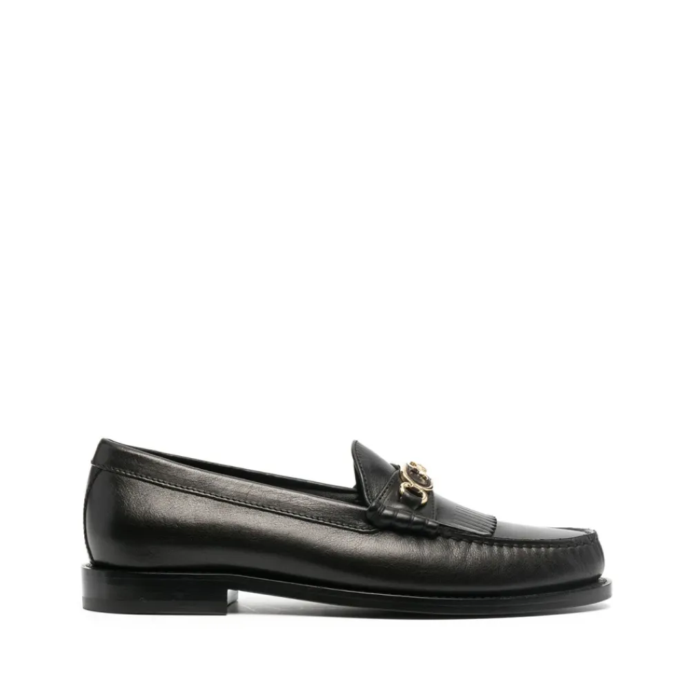 DAMES CELINE Loafers^e Leren Tassel Instap Schoenen