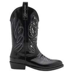 Dsquared2 e leren westernlaarzen met borduurwerk