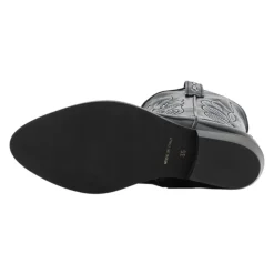 Dsquared2 e leren westernlaarzen met borduurwerk