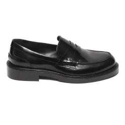 DAMES Guglielmo Rotta Loafers^e Loafer van geborsteld leer met masker