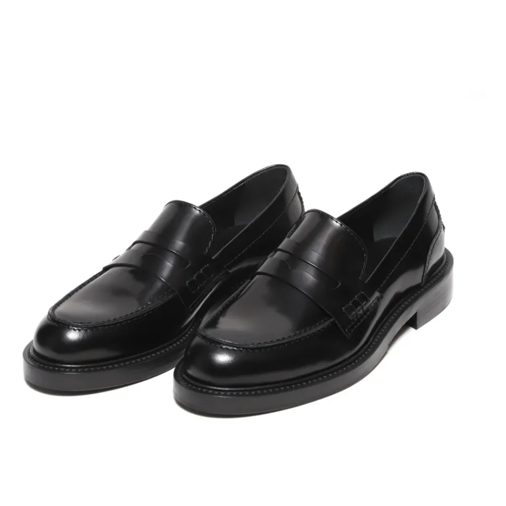 DAMES Guglielmo Rotta Loafers^e Loafer van geborsteld leer met masker