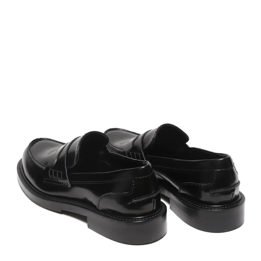 DAMES Guglielmo Rotta Loafers^e Loafer van geborsteld leer met masker