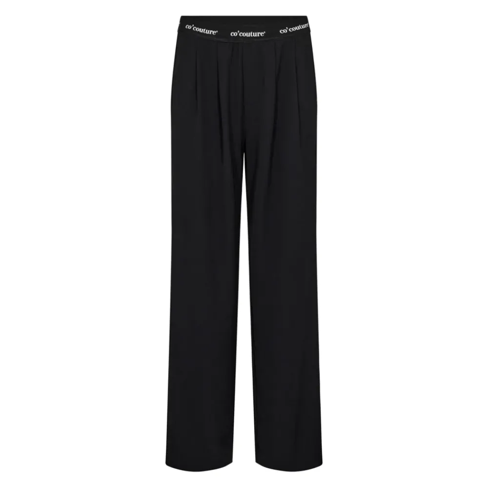 DAMES Co'Couture Broeken^e Logo Pant met wijde pijpen