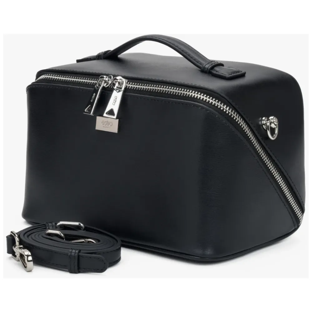 DAMES Estro Toilettassen^e make-uptas van leer