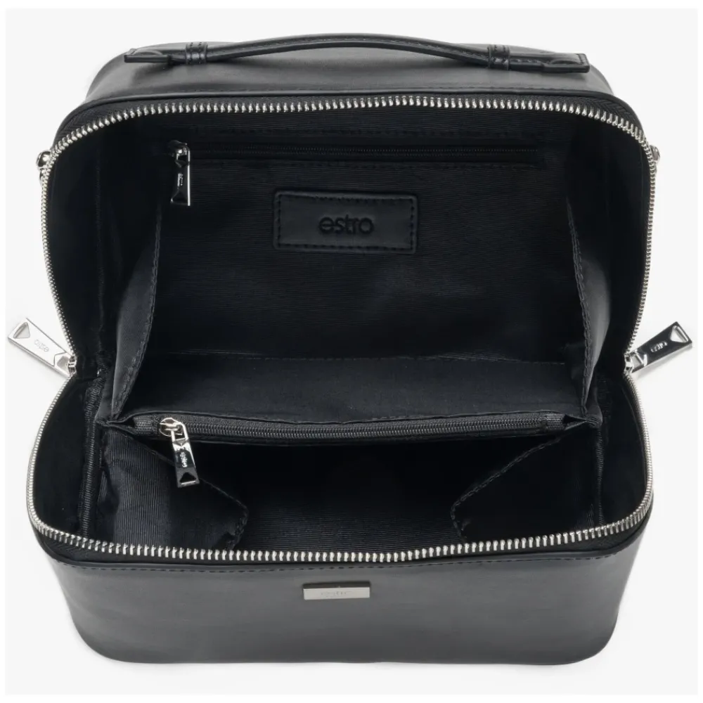 DAMES Estro Toilettassen^e make-uptas van leer