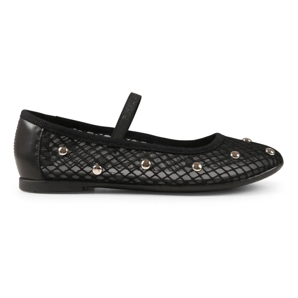 Philosophy di Lorenzo Serafini Ballerina'S^e Mesh Balletflats met Studs