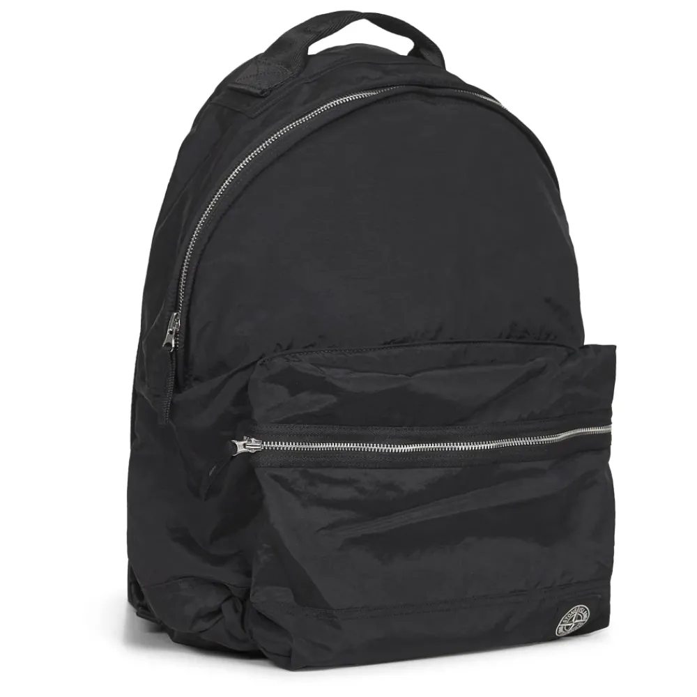 Heren Stone Island Rugzakken|Tassen^e Nylon Rugzak met Toprits