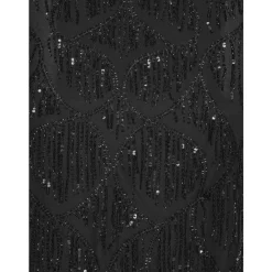 DAMES ROTATE Birger Christensen Jurken^e Paillet Tube Jurk met Franje