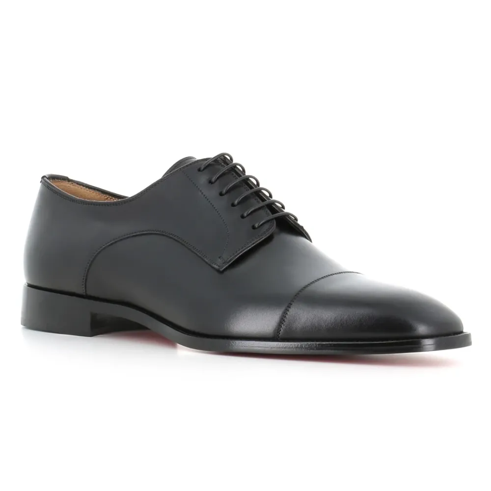 Heren Christian Louboutin Instappers & Slip Ons|Nette Schoenen^e platte Derby schoenen