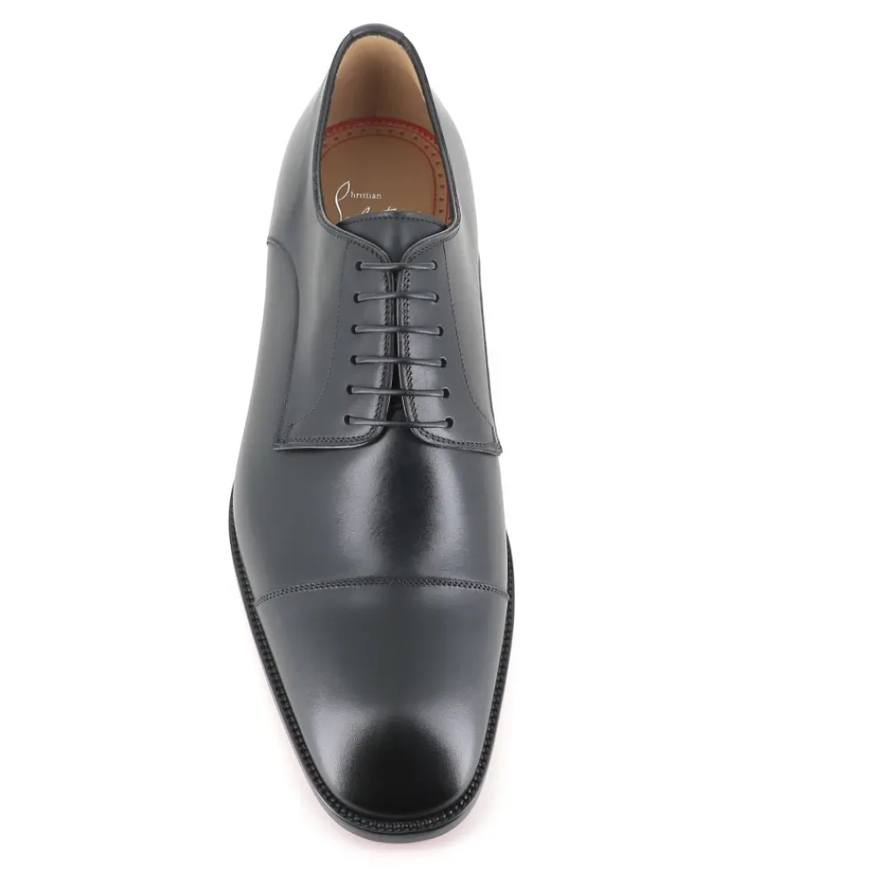 Heren Christian Louboutin Instappers & Slip Ons|Nette Schoenen^e platte Derby schoenen