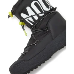 Heren Moon Boot Snowboots^e platte schoenen met PVC-details