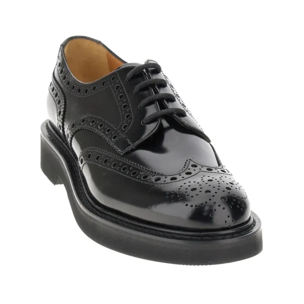 Heren Church's e platte schoenen met rubberen zool