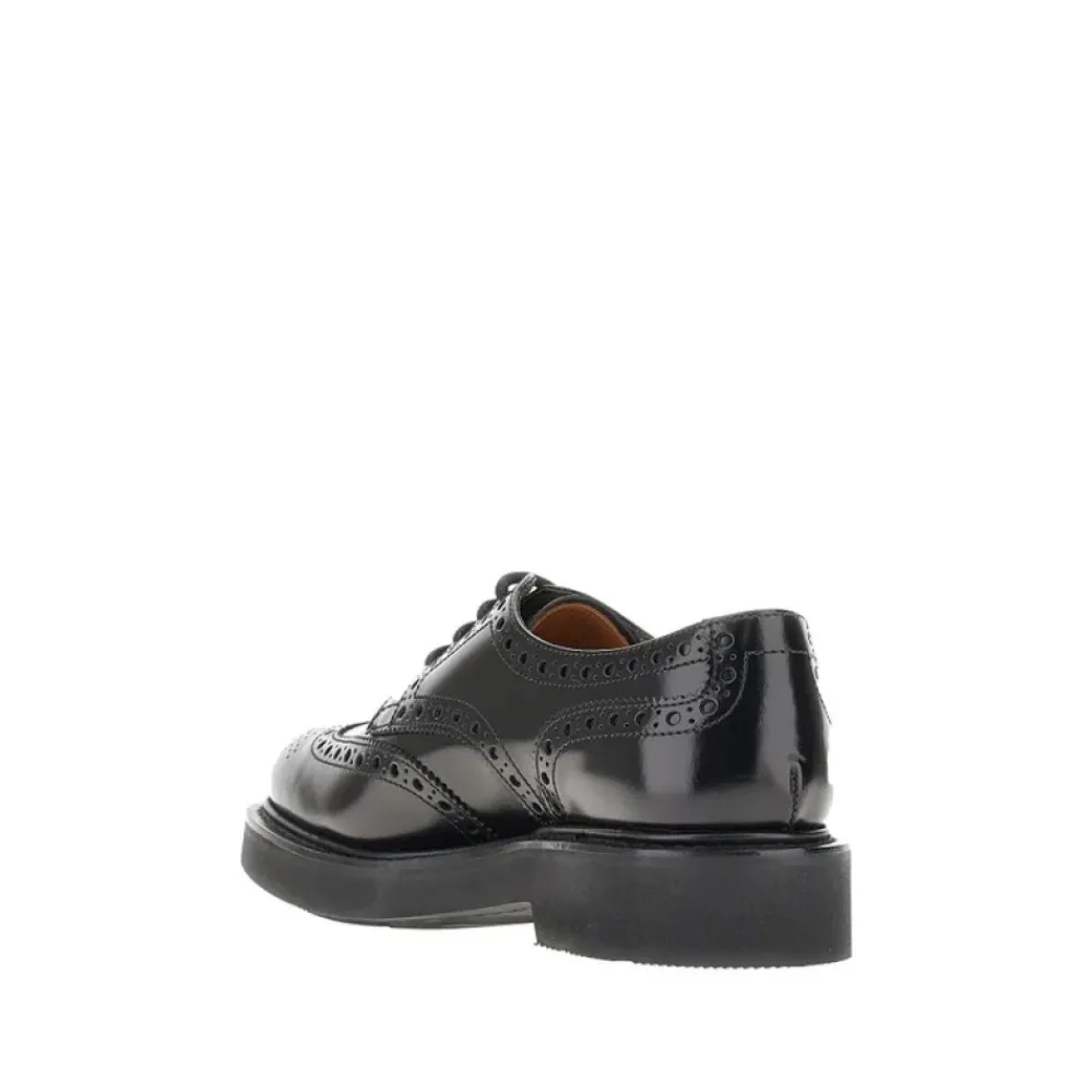 Heren Church's e platte schoenen met rubberen zool