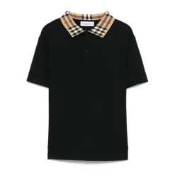 Burberry e Polo Shirt met Knoopsluiting
