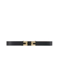 DAMES Elisabetta Franchi Riemen^e riem met gouden logodetail