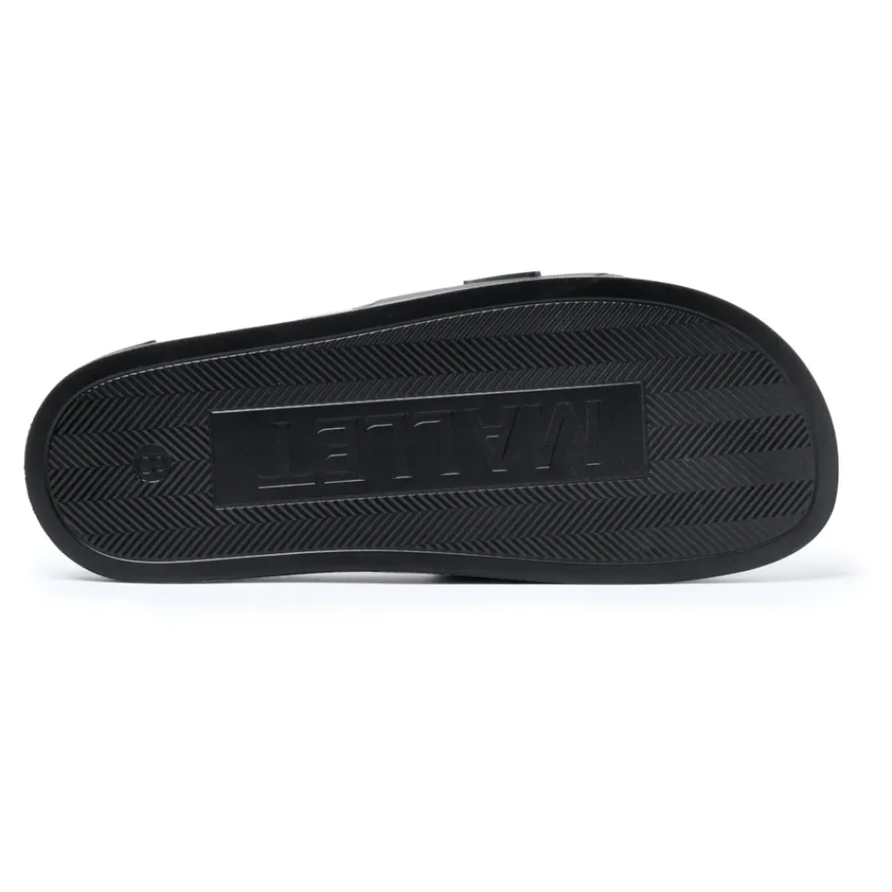 Heren Mallet London e Serif Slide Sandalen