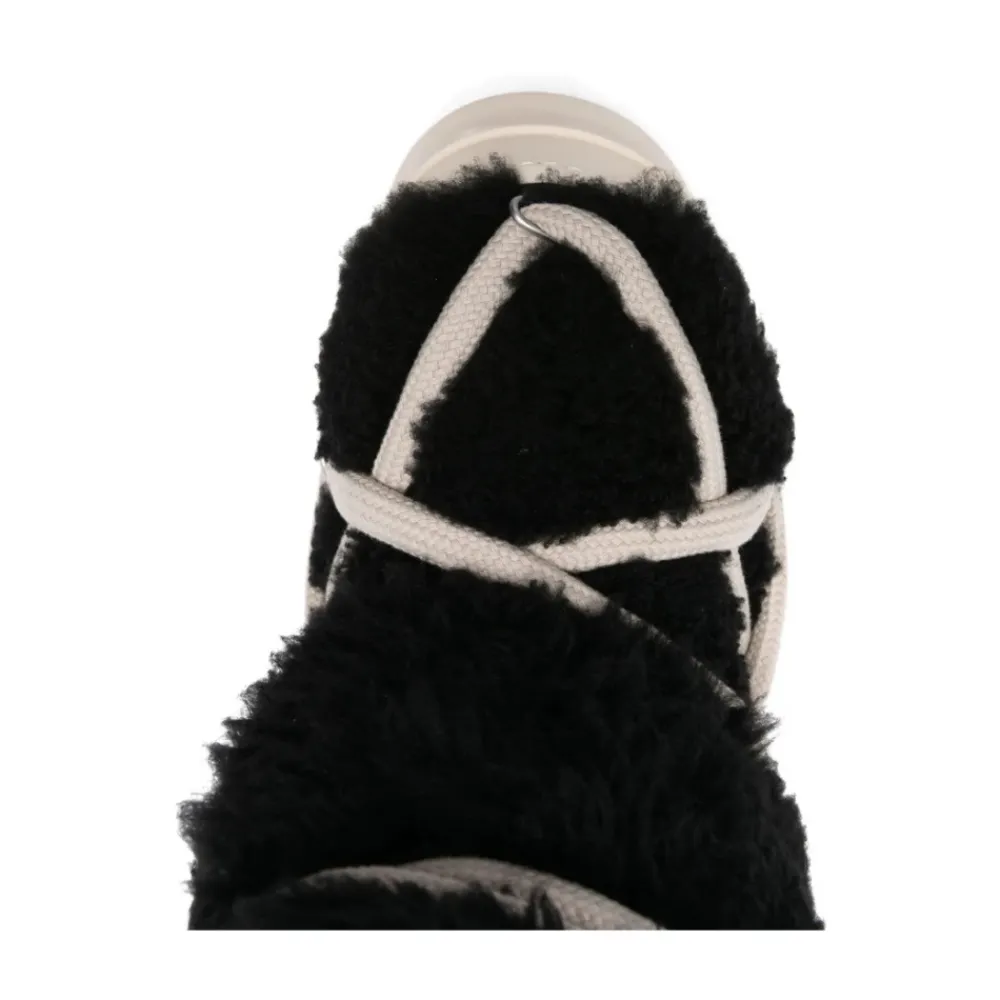 Heren Rick Owens e Shearling Veterschoenen