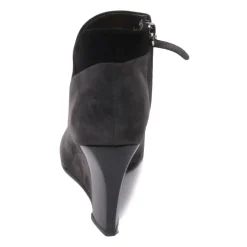 DAMES Tod's Sleehakken^Zwarte sleehak enkellaars schoen