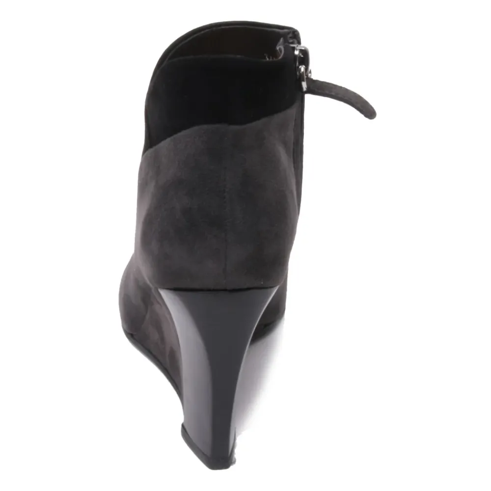 DAMES Tod's Sleehakken^Zwarte sleehak enkellaars schoen