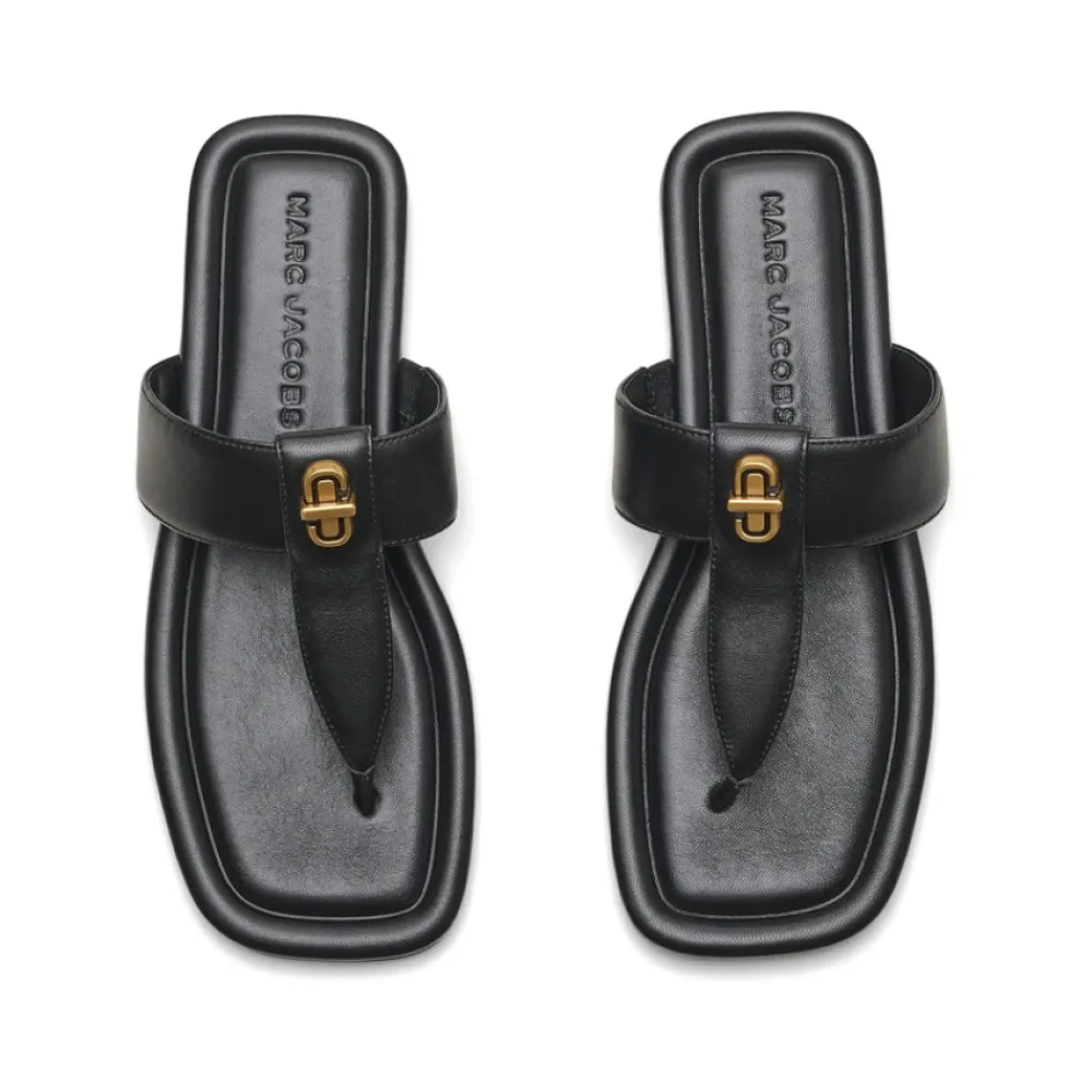 DAMES Marc Jacobs Slippers^e Slip-On Schoenen met Logozool