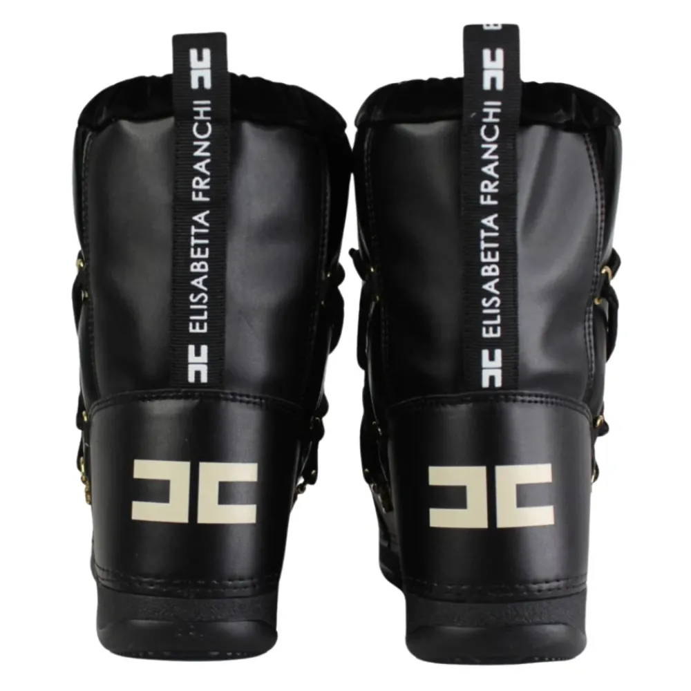 Elisabetta Franchi e Sneeuwlaarzen met Veters