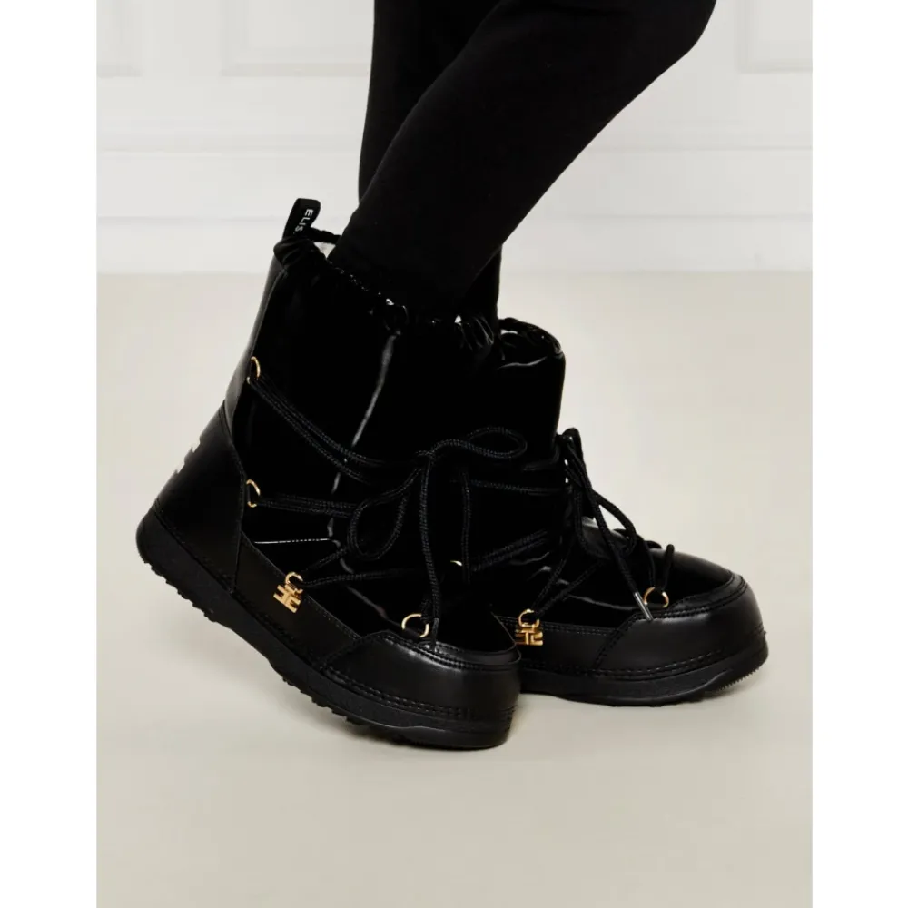 Elisabetta Franchi e Sneeuwlaarzen met Veters