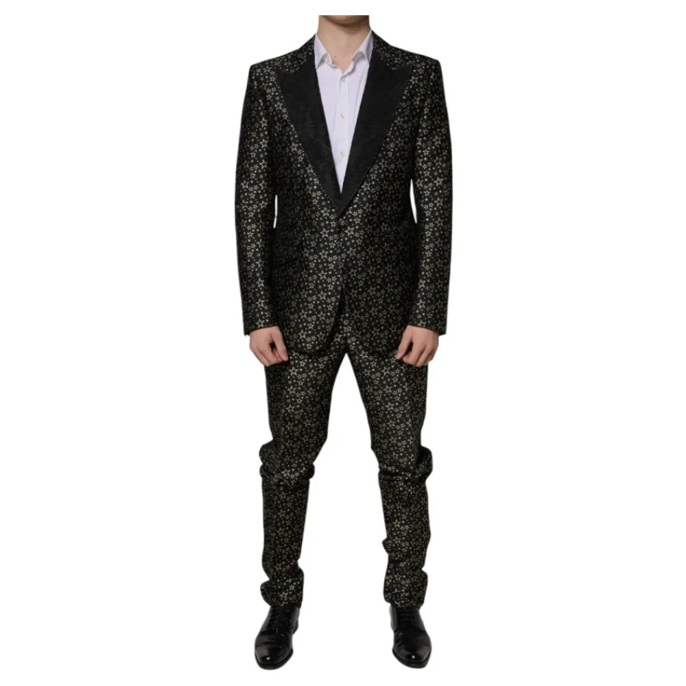 Heren Dolce & Gabbana e Sterren Jacquard Slim Fit Pak
