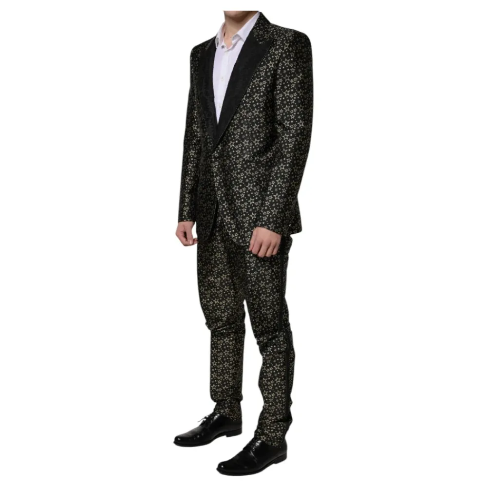 Heren Dolce & Gabbana e Sterren Jacquard Slim Fit Pak