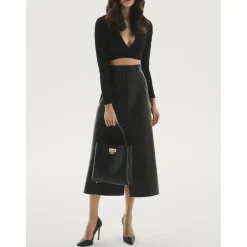 DAMES Kazar Pumps^e stiletto's van graanleer