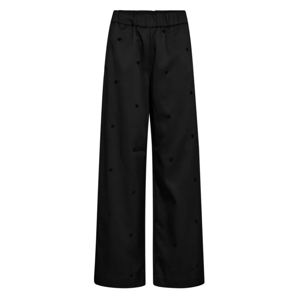 DAMES Co'Couture Broeken^e stip wijde pijpen broek