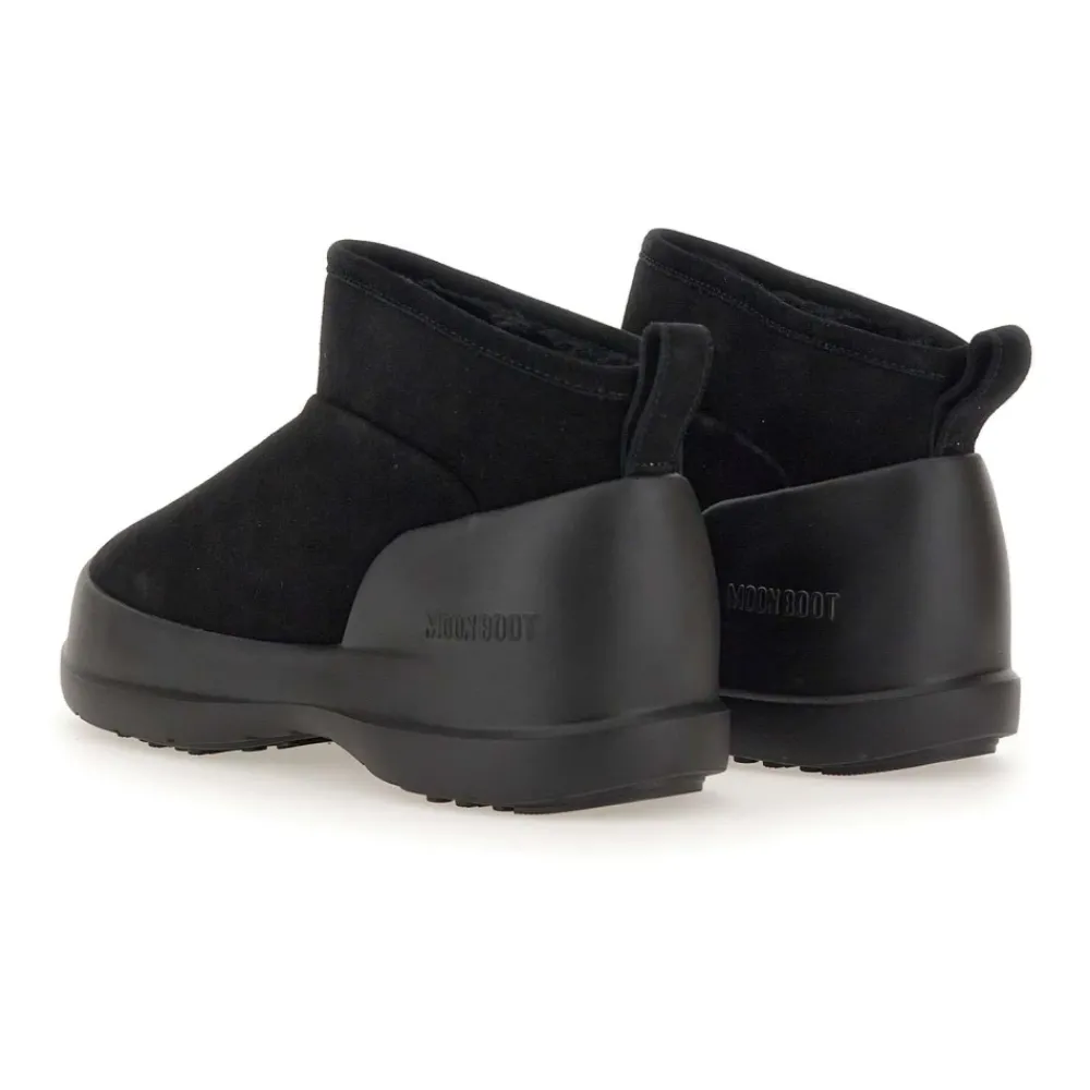 Heren Moon Boot e Suède Bontgevoerde Winterlaarzen