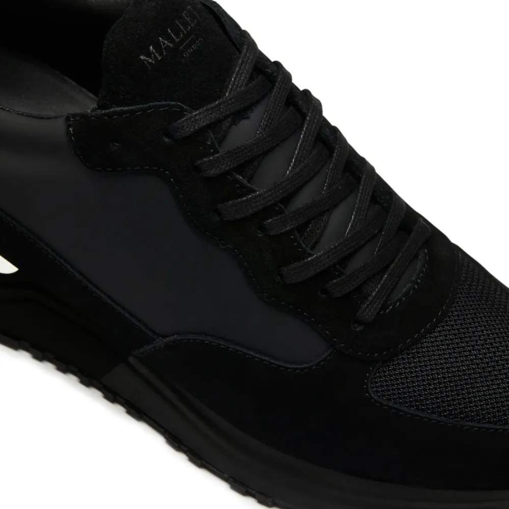 Heren Mallet London Sneakers^e Suède Leren Trainer