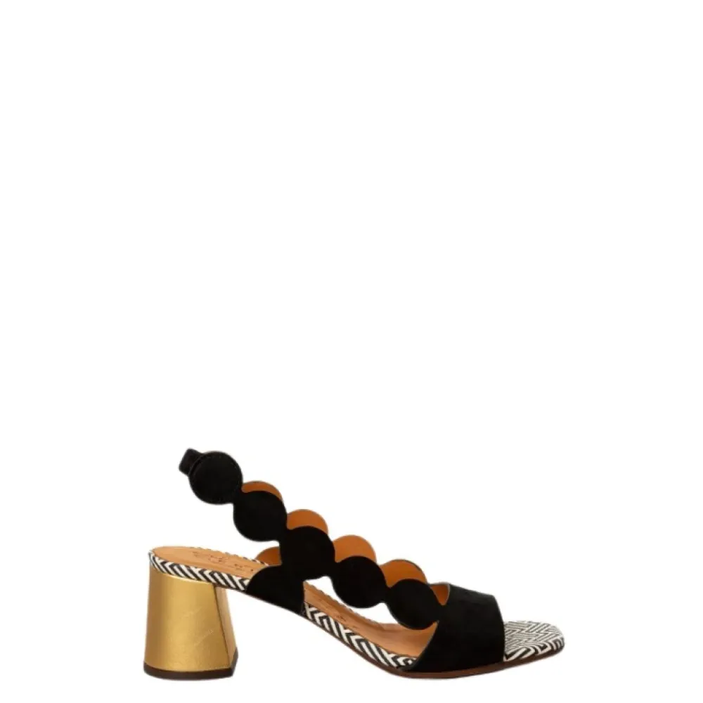 DAMES Chie Mihara e suède sandaal met enkelbandje