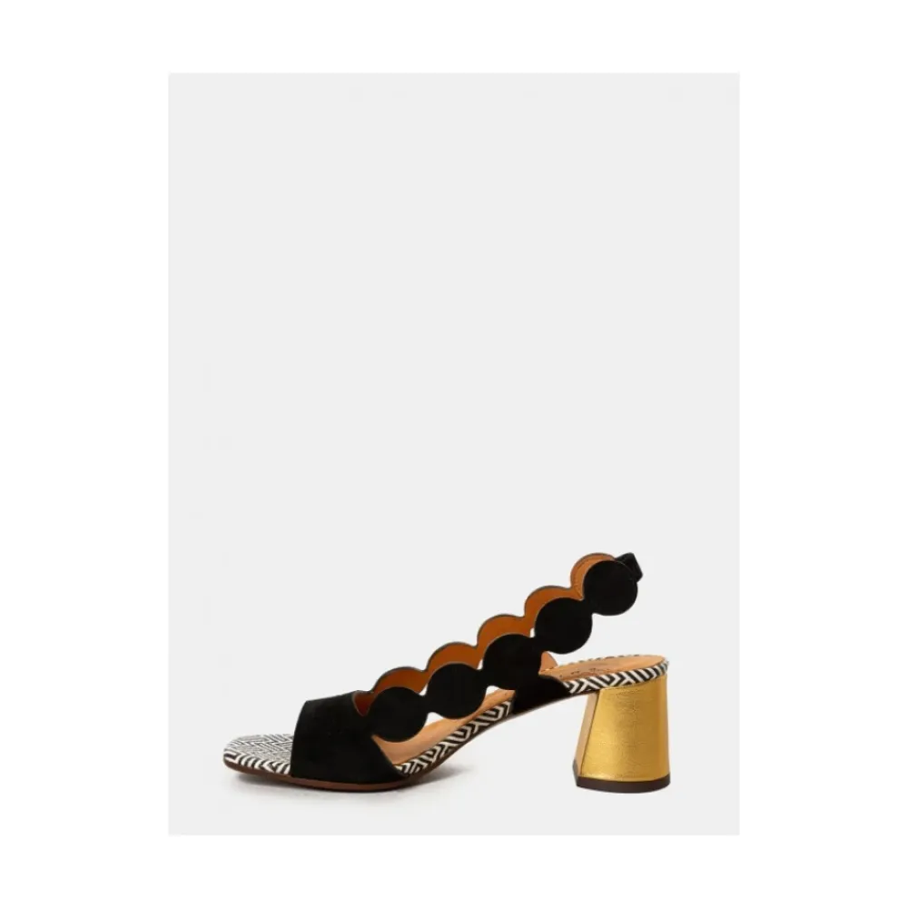 DAMES Chie Mihara e suède sandaal met enkelbandje