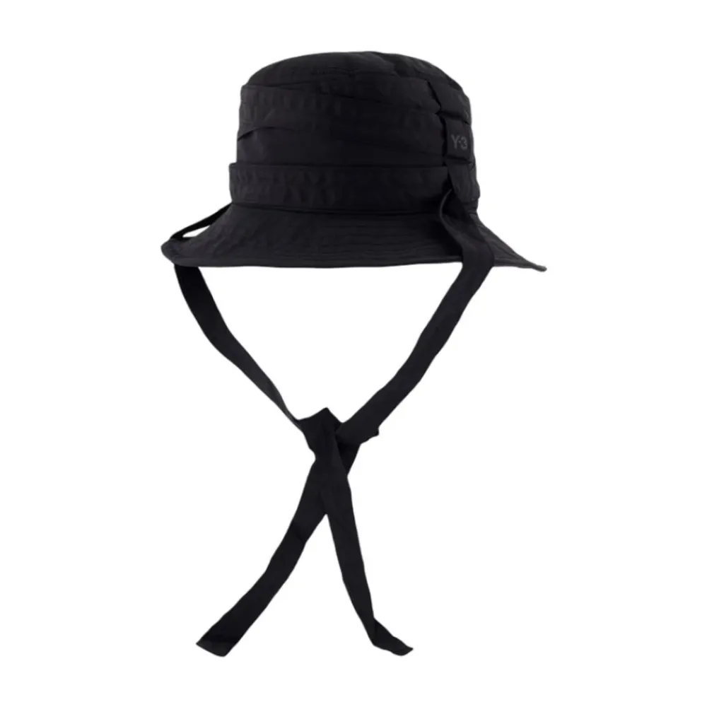 DAMES Y-3 Hoeden|Hoeden^e Synthetische Cinch Bucket Hat