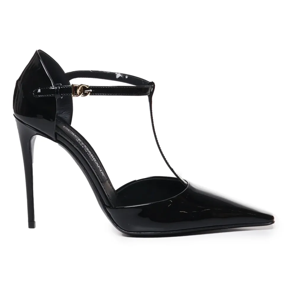 DAMES Dolce & Gabbana e T-bar Patent Leren Pumps