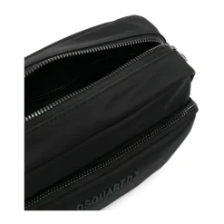 Heren Dsquared2 e Textuur Portemonnee met Schouderband