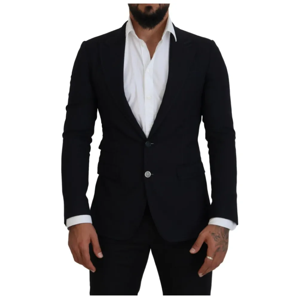 Heren Dolce & Gabbana Kostuums^e Wol Formele Taormina Blazer