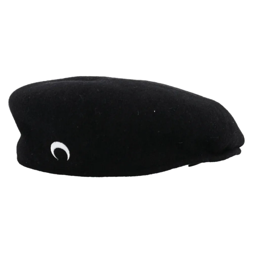 Heren Marine Serre e wollen Franse Baret