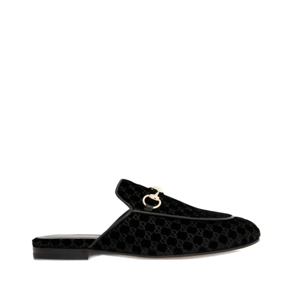 DAMES Gucci Loafers^e Zijde & Nylon Sandalen