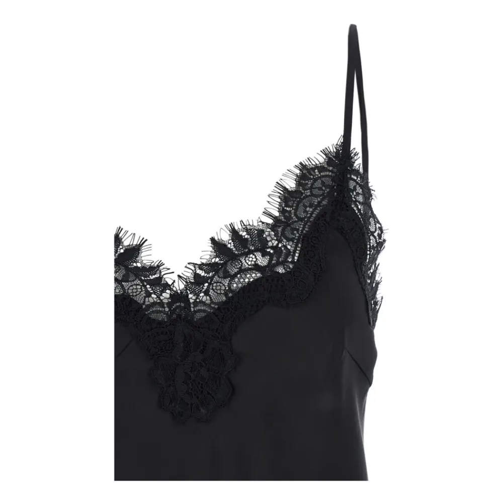 DAMES Gold Hawk e Zijden Camie Top met Kant