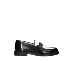 DAMES Filling Pieces -witte loafers met metalen details